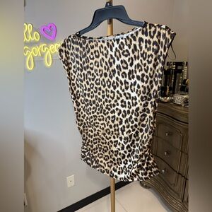 H&M Animal Print Blouse